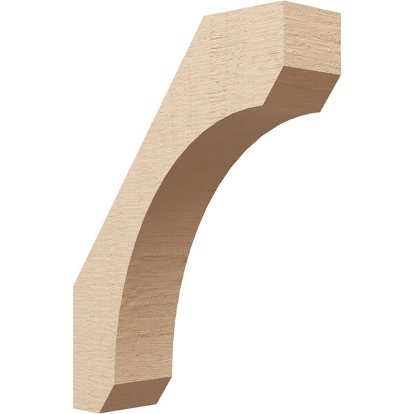 Ekena Millwork 5-inch W x 18-inch D x 24-inch H Legacy Rough Cedar Woodgrain TimberThane Knee Brace, Primed BRCUR05X18X24LECRCPR - main